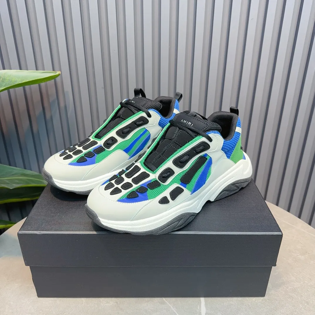 Men's shoes 💰740💰 AMIRI AMIRI fashion brand hot sale 🔥 Available all year round ✅ Official website synchronization Imported fabrics 1⃣️ vs 1⃣️ replica, original factory special original sole, 38-45 (38.45. Non-refundable)